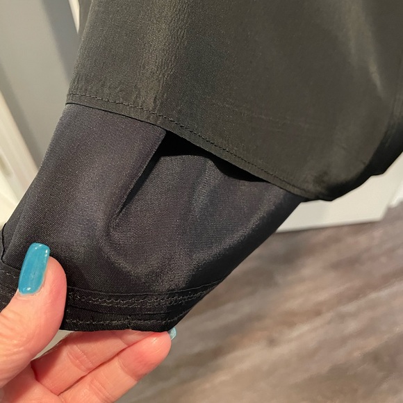 Vintage Scott McClintock Millennium 2000 BLACK Acetate MAXI SKIRT - Picture 7 of 13